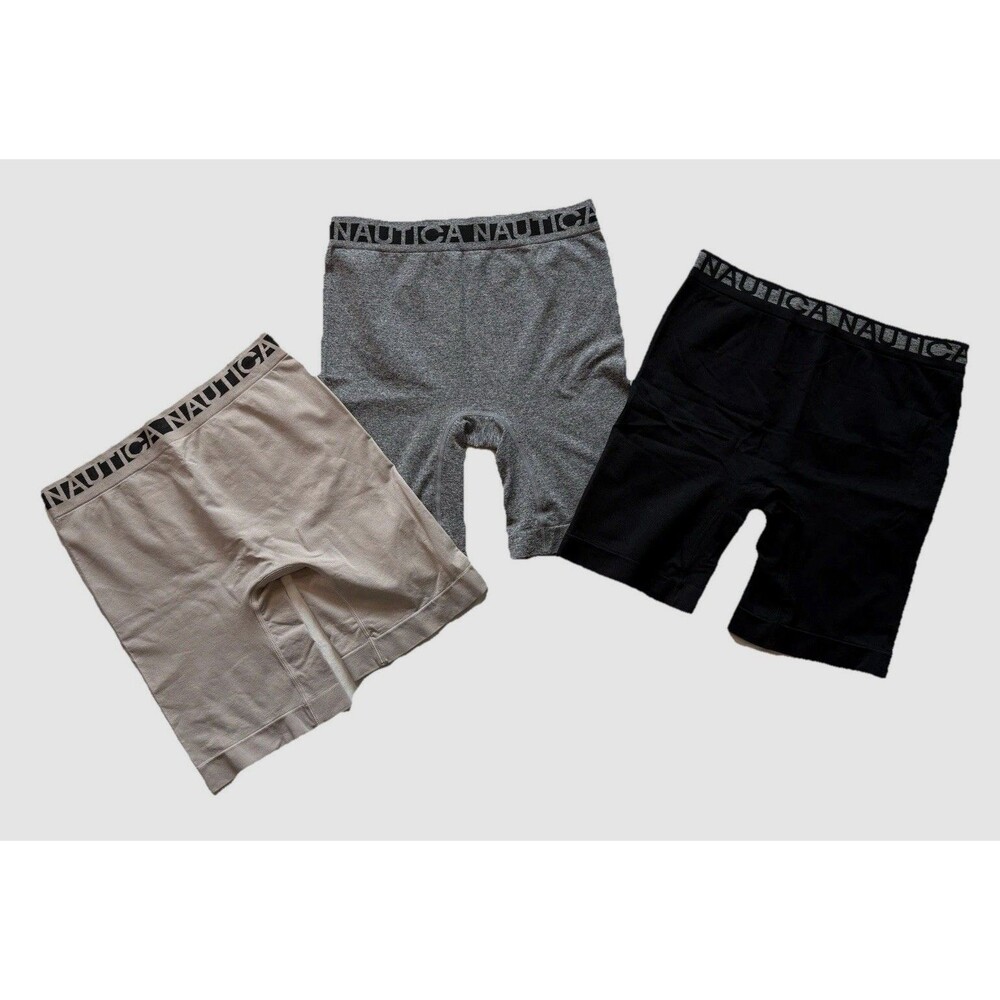 Nautica Womens Intimates Under Shorts Underwear Size Large (Lot Of 3) Base Layer